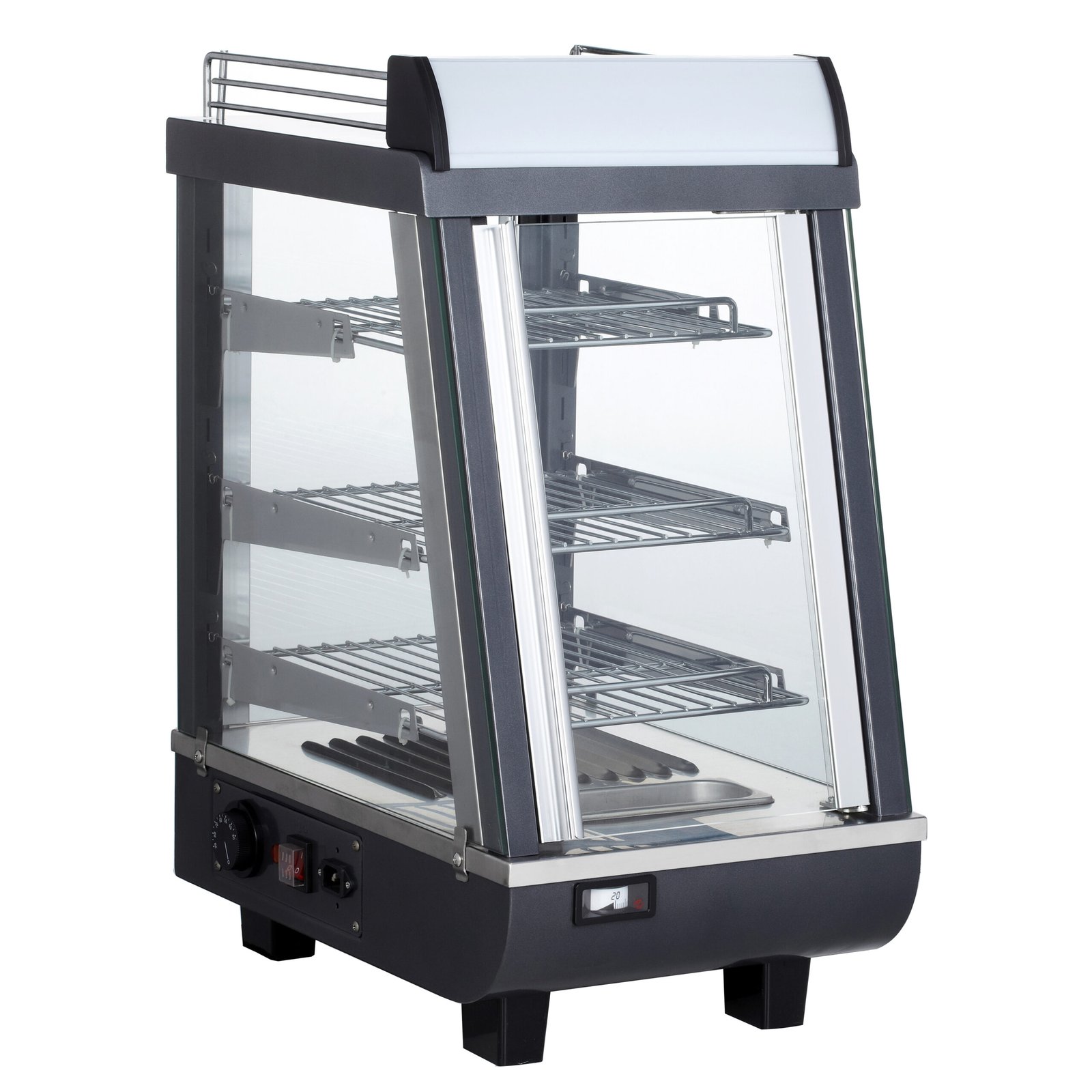 BakeMax BMTSC14 14″ Countertop Hot Food Display Case – Chef’s Haven
